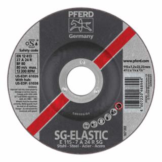 PFERD 61026 4-1/2 X 1/4 X 7/8 T27 Gwa24 R Sg