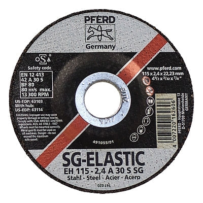 PFERD 63103 4-1/2X3/32X7/8 T27 Cut-Off Whl A30 S Sg