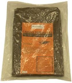 ANCHOR BRAND 92556 20'X30' 10-Oz. W.R.M.R.Green Canvas Tarp