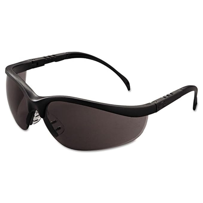 MCR SAFETY KD112 Klondike Black Frame Grey Lens Safety Spectacle