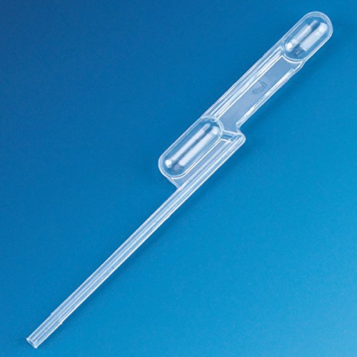 Globe Scientific 139114 Transfer Pipet Exact Volume 100uL (0.10mL) 83mm Long 500/Pack 10 Packs/Case