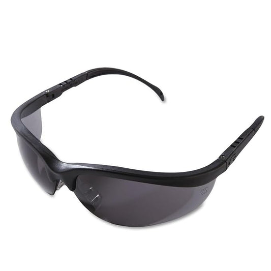 MCR SAFETY KD112 Klondike Black Frame Grey Lens Safety Spectacle
