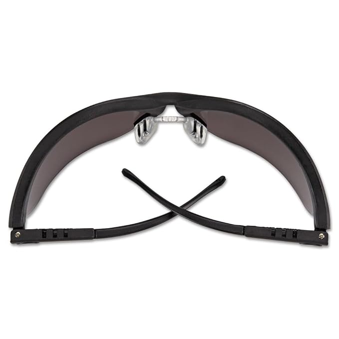 MCR SAFETY KD112 Klondike Black Frame Grey Lens Safety Spectacle