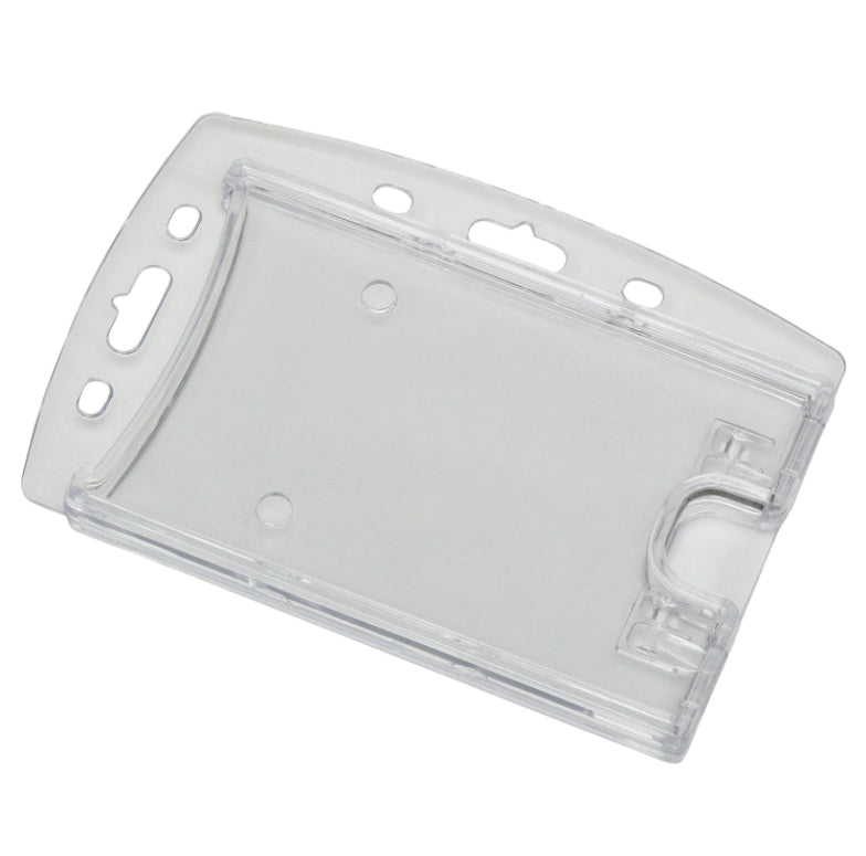 AbilityOne 8455016660469 SKILCRAFT DUAL CARD ID HOLDER - CLEAR 4 X 2.75IN PLASTIC