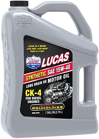 Lucas Oil 11247 Synthetic SAE 15W-40 CK-4 Truck Oil/Gallon