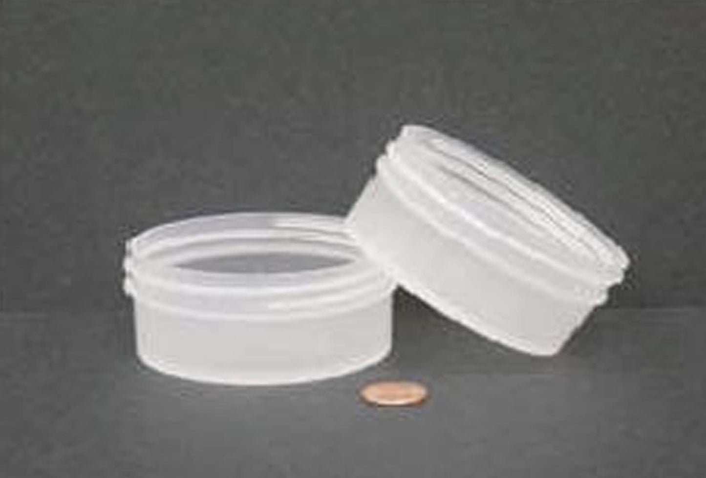 Globe Scientific 6391 Jar Wide Mouth 120mL (4oz) PP 89mm Opening 3 3/16 x 1 3/8" (Screw Cap Packaged Separately)