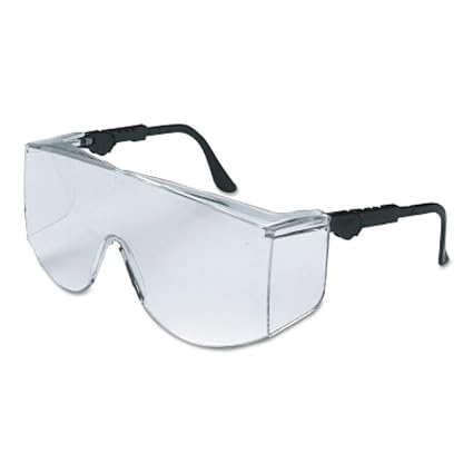 MCR SAFETY TC110XL Tacoma Xl Black Temple Clear Lens Safety Spec