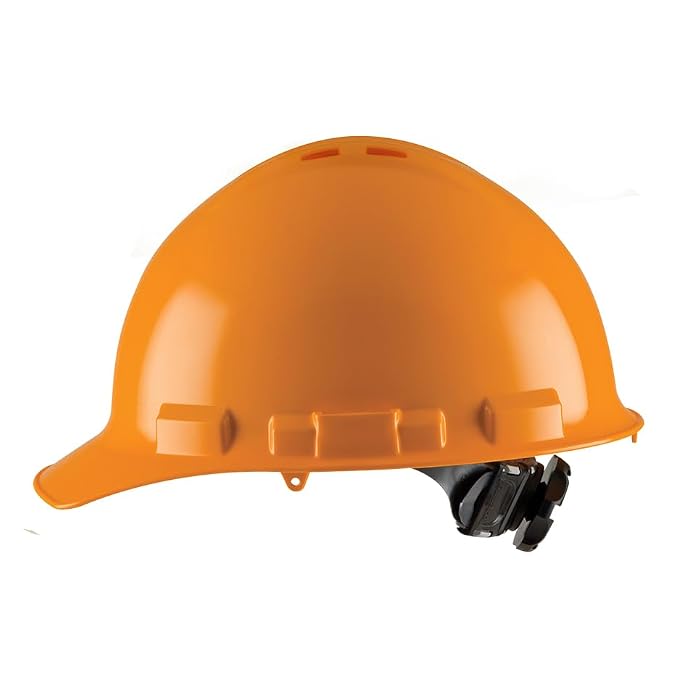 Cordova Safety H24R3V Ratchet, 4-Point, Vented, Duo Safety™, Hard Hat, Cap, Orange