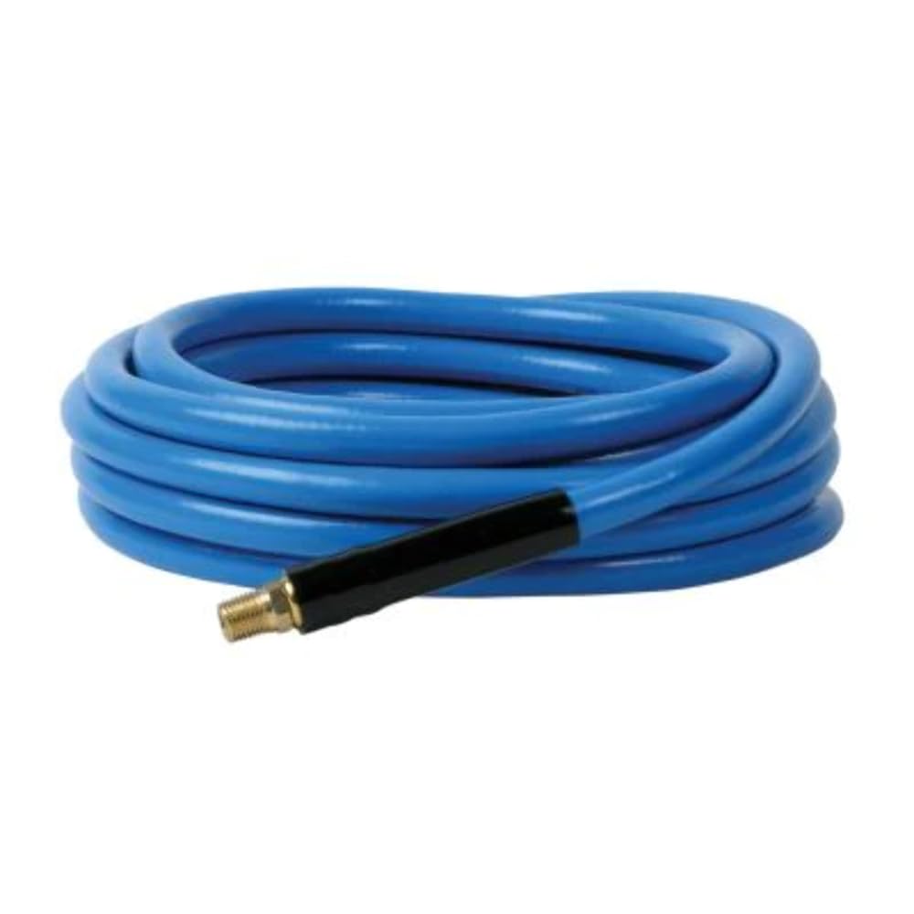 Workforce HWF3825BL2 Air Hose, 3/8" x 25', 1/4" NPT Fittings, Blue, PVC