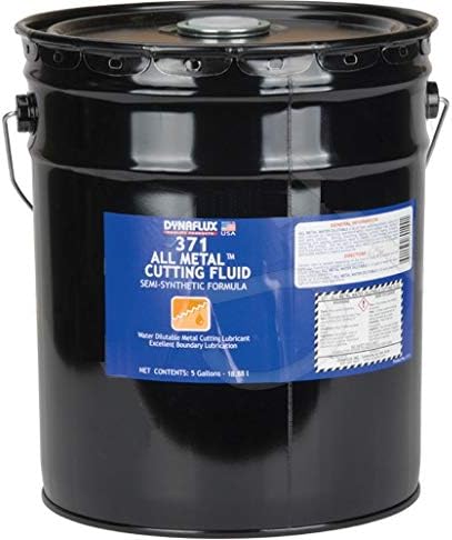 Dynaflux 371-5 371 – All Metal Water Dilutable Cutting Fluid, (5 Gallon Pail)