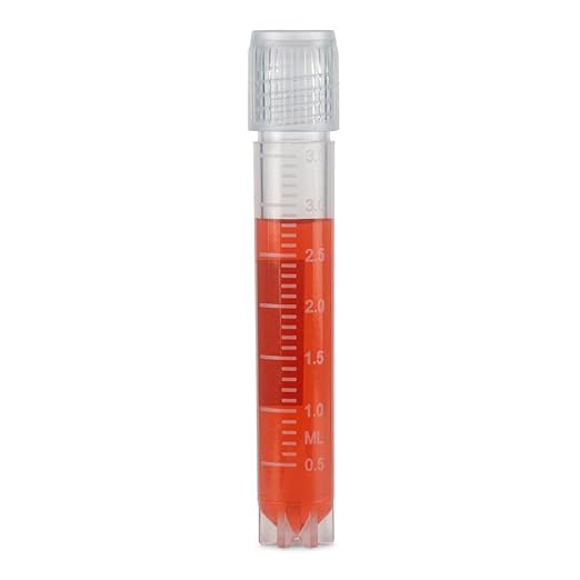 Globe Scientific 3030-4S Diamond Essentials Cryogenic Vials 4.0ml Sterile External Threads Attached SC CB SS PG WS