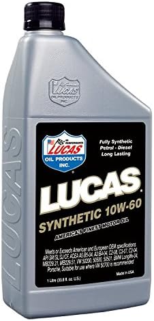 Lucas Oil 10248 Synthetic SAE 10W-60 European Formula Motor Oil/1.05 Quart (1 L)