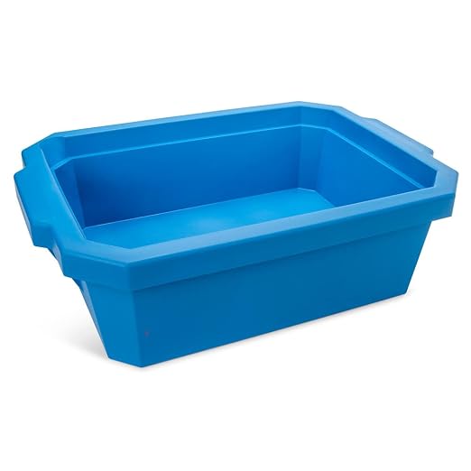 Globe Scientific 455025B Ice Tray with Lid 9 Liter Blue