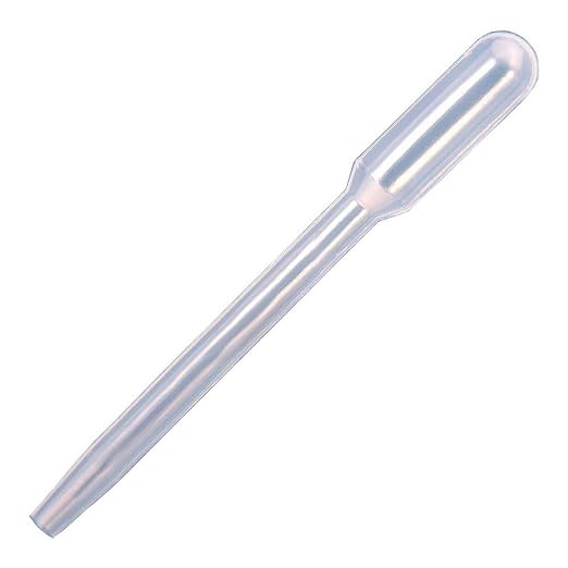 Globe Scientific 135040-S01 Transfer Pipet Wide Bore Large Bulb 124mm STERILE Individually Wrapped 100/Bag 5 Bags/Unit