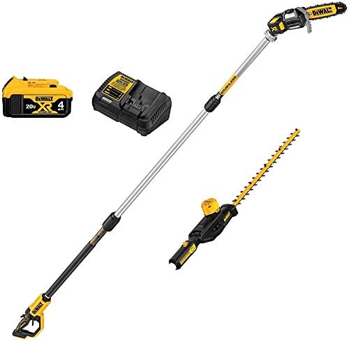 Dewalt DCKO86M1 20V Max* Cordless Pole Saw And Pole Hedge Trimmer Combo Kit