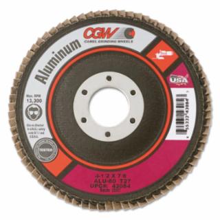 CGW ABRASIVES 43084 4 1/2 X 7/8 Alu-60 T27 Reg - Aluminum (1 EA)