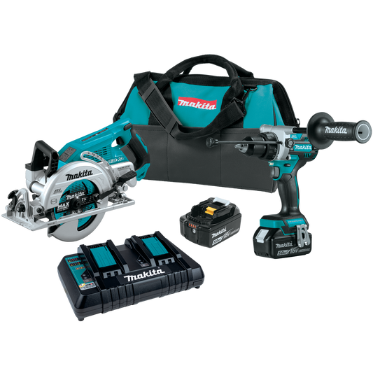 Makita XT289PT 18V LXT® Lithium‘Ion Brushless Cordless 2‘Pc. Combo Kit (5.0Ah)