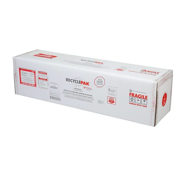 Recycle-Pak SUPPLY-387CH Large 4Ft Shielded Fluorescent Lamp Recycling Box (Each)