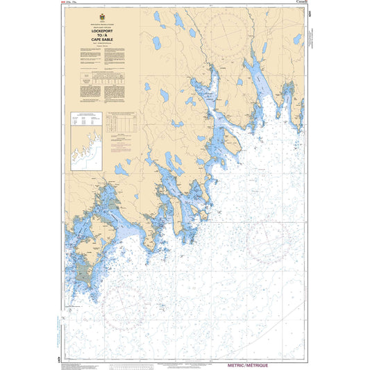 Paradise Clay CAN4241 CHS Chart Lockeport to/ Cape Sable