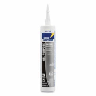 WHITE LIGHTNING W11121010 All Purpose Silicone Rubber White (12 EA)