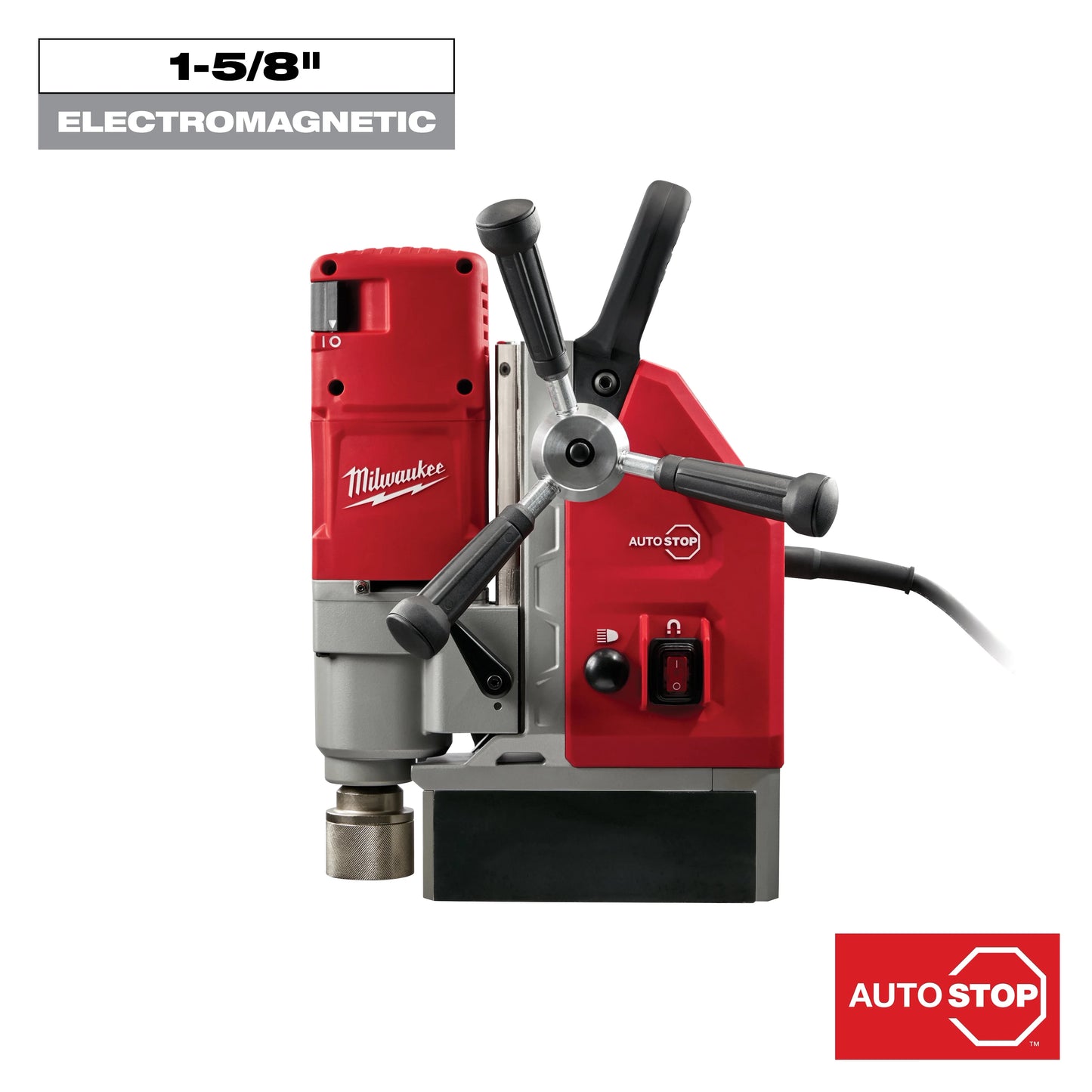 Milwaukee Tool 4272-21 1-5/8" Electromagnetic Drill Kit, 1 EA