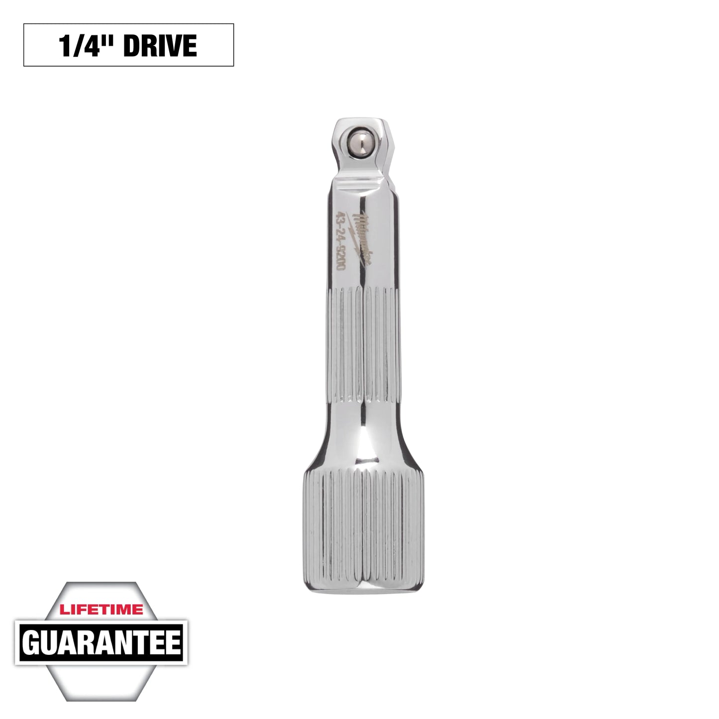Milwaukee Tool 43-24-9200 1/4" Drive 2" Wobble Extension, 1 EA