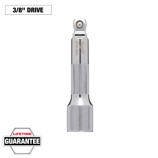 Milwaukee Tool 43-24-9204 3/8" Drive 3" Wobble Extension, 1 EA