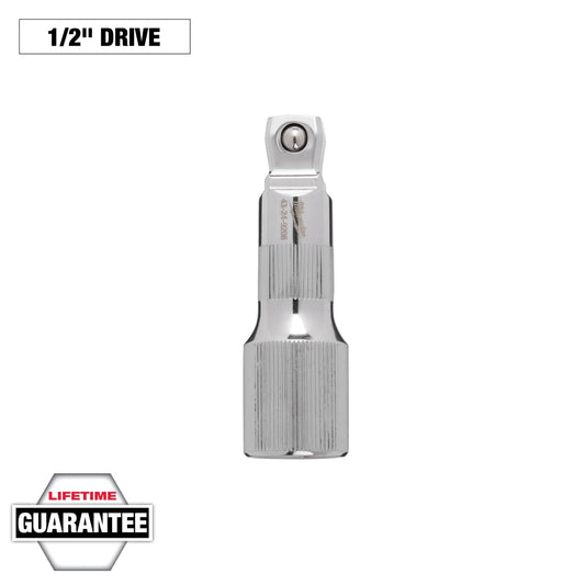 Milwaukee Tool 43-24-9208 1/2" Drive 3" Wobble Extension, 1 EA