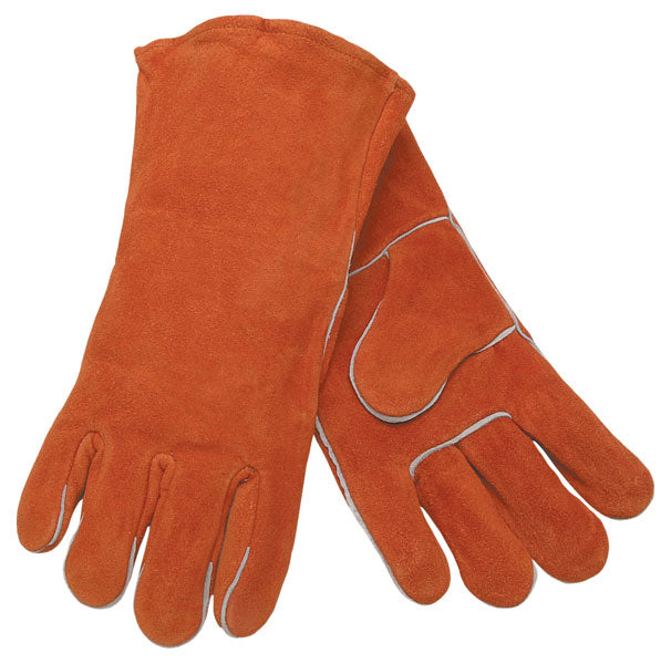 MCR Safety 4300N MCR Safety Welding Leather Welding Work Gloves Premium Select Shoulder Leather Cotton Drill Lining (1 DZ)