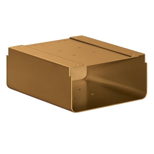 Mailboxes 4315D-BRS Salsbury Newspaper Holder - for Designer Roadside Mailbox - Brass