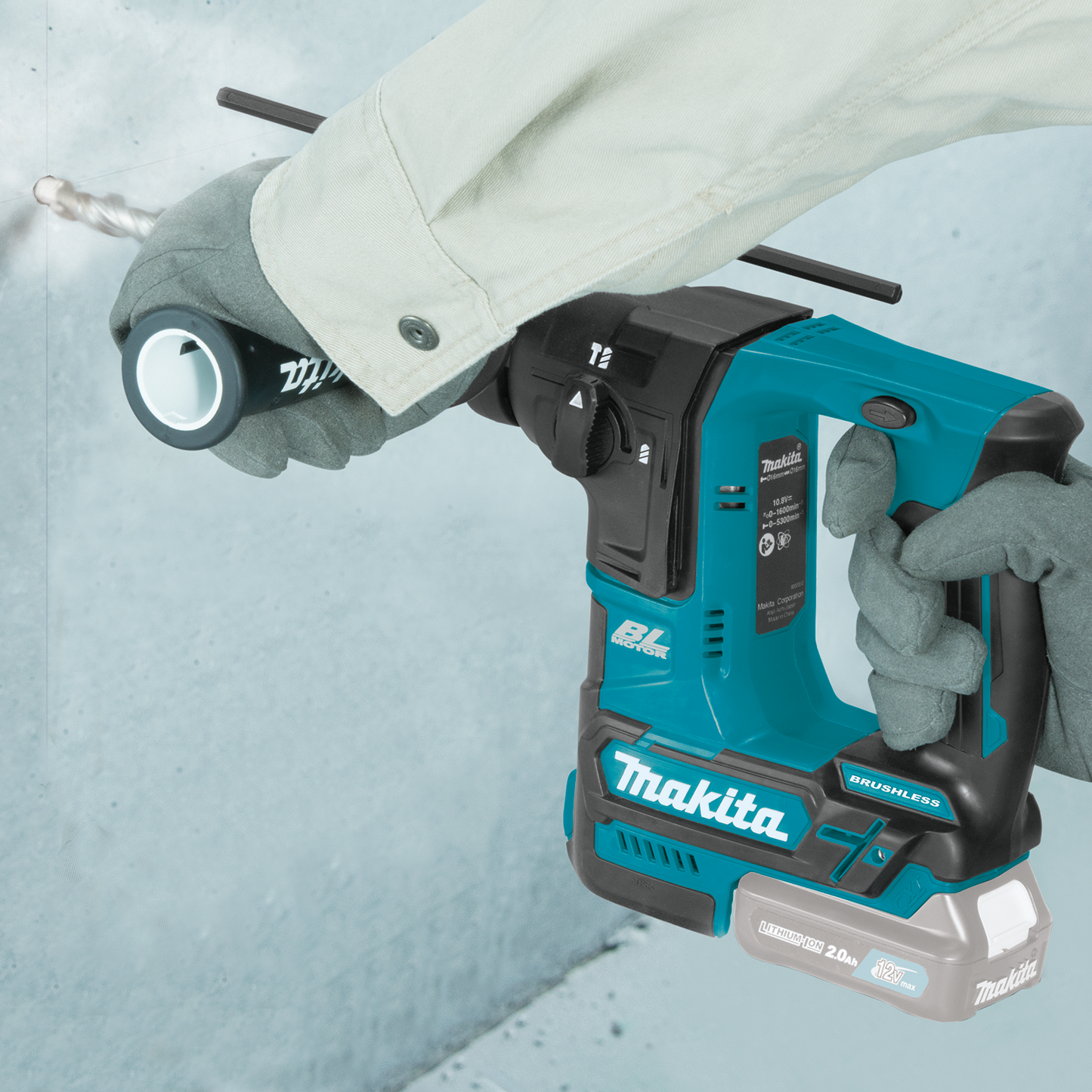 Makita RH01Z 12V Max Cxt® Lithiumion Brushless Cordless 5/8" Rotary Hammer, Accepts Sdsplus Bits, Tool Only