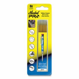 MARKAL® 96275 Pro Yellow Crayon Refills (Ca/12 Pks/6) (6 EA)