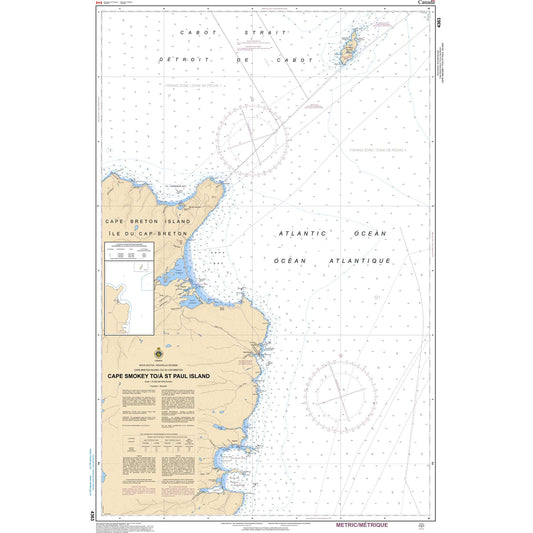 Paradise Clay CAN4363 CHS Chart Cape Smoky to/ St. Paul Island