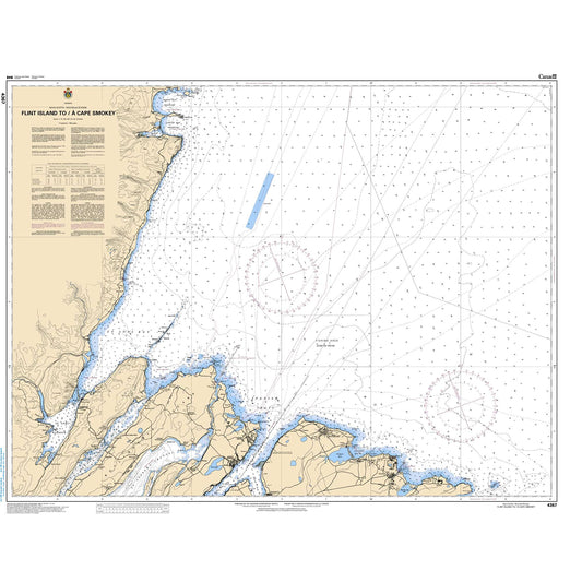 Paradise Clay CAN4367 CHS Chart Flint Island to/ Cape Smokey