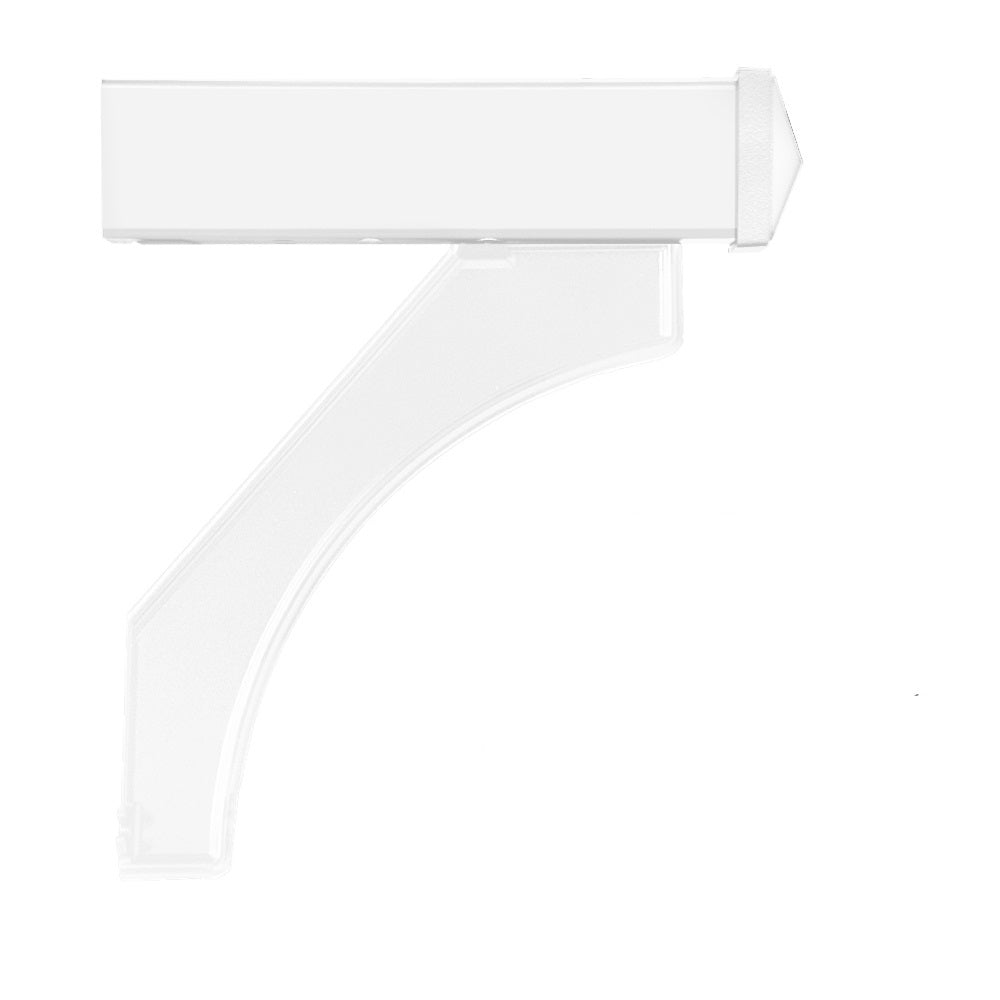 Mailboxes 4377WHT Salsbury Arm Kit - Replacement for Deluxe Post for (1) Roadside Mailbox - White