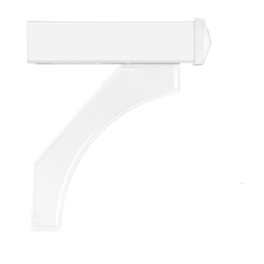 Mailboxes 4377WHT Salsbury Arm Kit - Replacement for Deluxe Post for (1) Roadside Mailbox - White