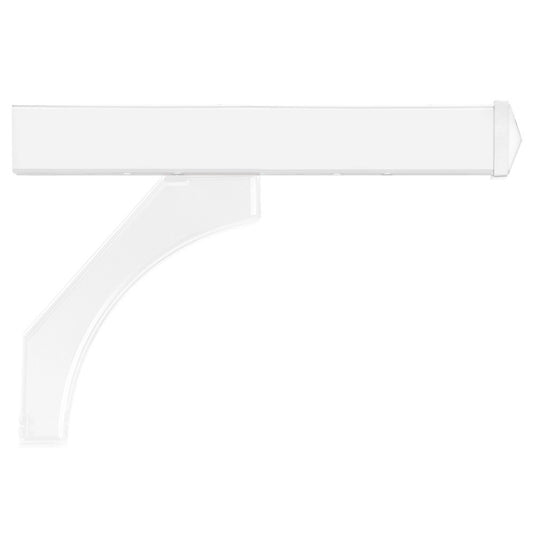 Mailboxes 4378WHT Salsbury Arm Kit - Replacement for Deluxe Post for (2) Roadside Mailboxes - White