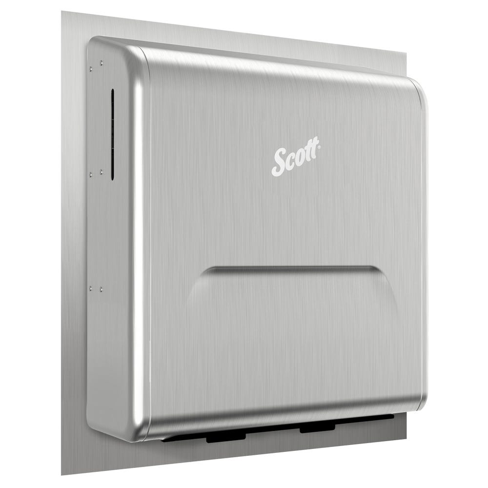 Scott KCC43823 Pro Recessed Hard Roll Towel Dispenser Housing w/Trim Panel