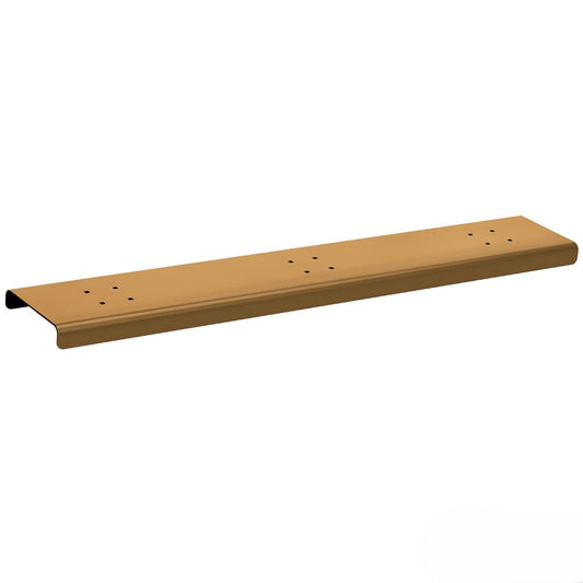 Mailboxes 4383BRS Salsbury Spreader - 3 Wide - for Roadside Mailbox and Mail Chest - Brass