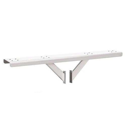 Mailboxes 4384WHT Salsbury Spreader - 4 Wide with 2 Supporting Arms - for Roadside Mailboxes - White