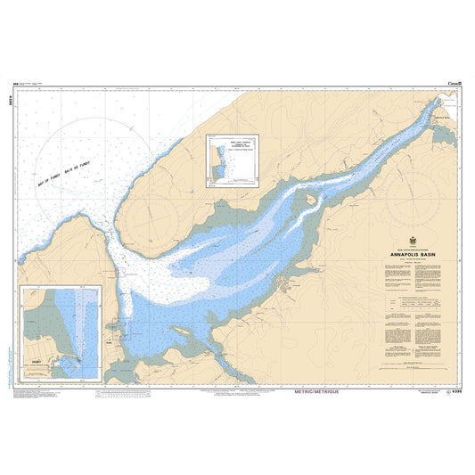 Paradise Clay CAN4396 CHS Chart Annapolis Basin