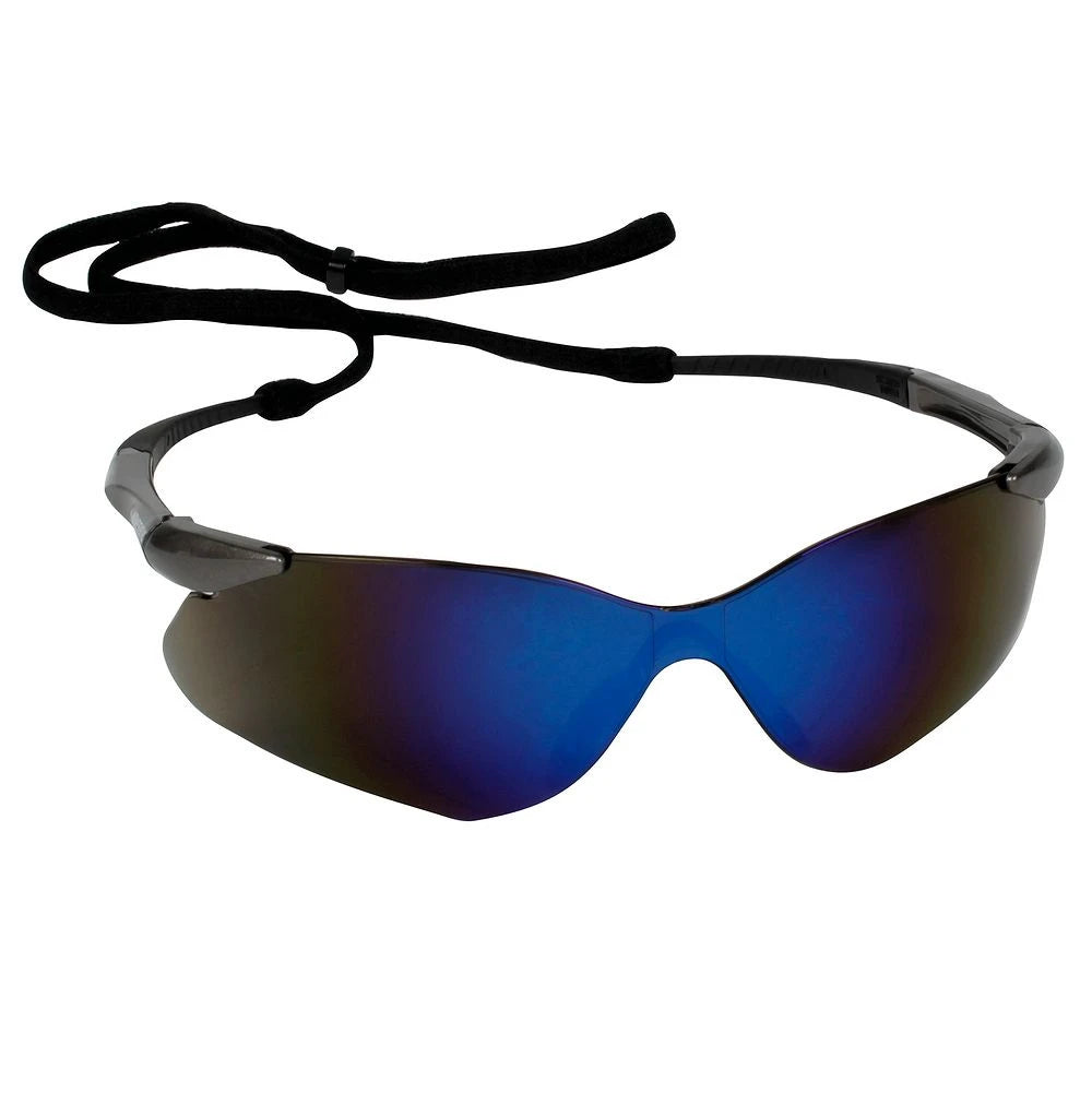 SOS Cleanroom Kleenguard VL Nemesis Blue Safety Glasses Mirror Anti-Fog Case/12