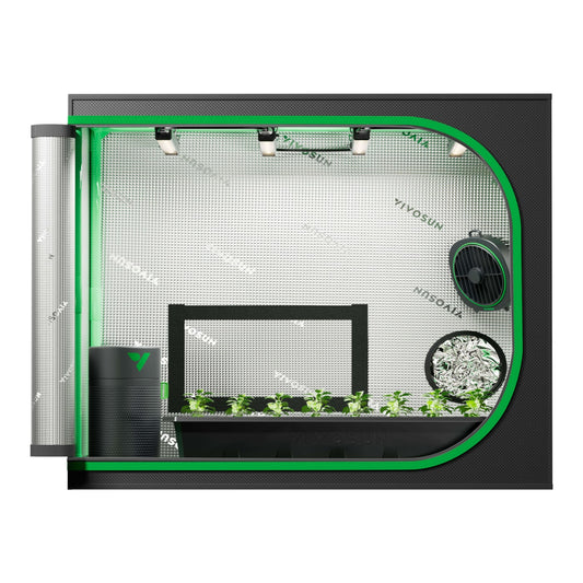 Vivosun Clone Tent Kit with GrowHub A22 Controller, T5 Full-Spectrum Grow Light, Seed Starter Kits, for Indoor Plant Germination, 24" x 16" x 20"