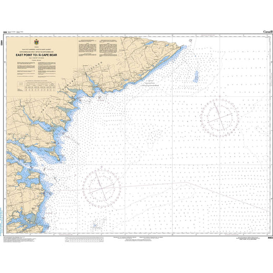 Paradise Clay CAN4403 CHS Chart East Point to/ Cape Bear
