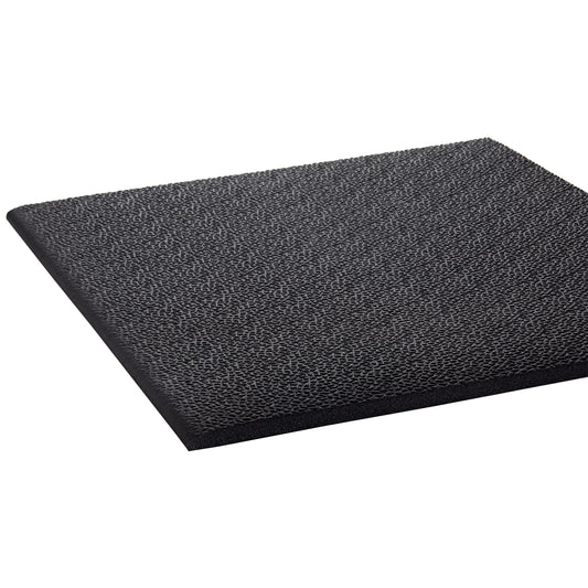 Crown Matting CK 0035BK Comfort-King 3/8 3'x5' Black Anti-Fatigue Dry Area Mat