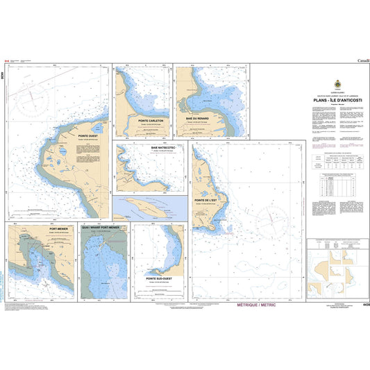 Paradise Clay CAN4430 CHS Chart Plans - Île D'Anticosti