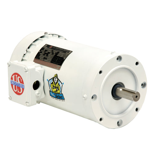 US Motors WD3P1ACR Washdown Motor - 3 HP - TEFC - 3450 RPM