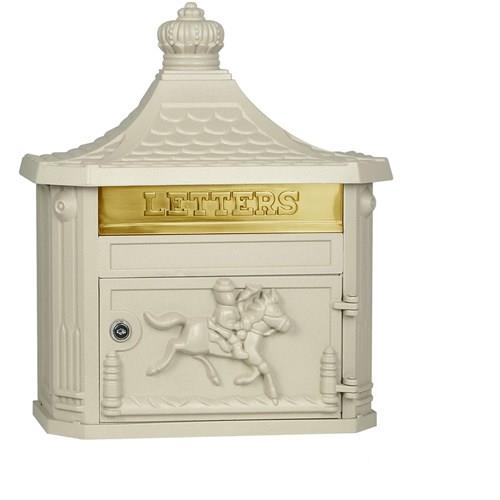 Mailboxes 4460BGE Salsbury Victorian Mailbox - Surface Mounted - Beige