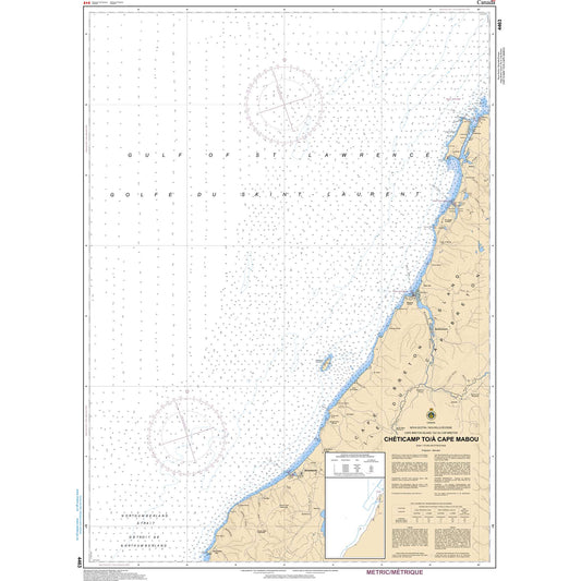 Paradise Clay CAN4463 CHS Chart Chéticamp to/ Cape Mabou
