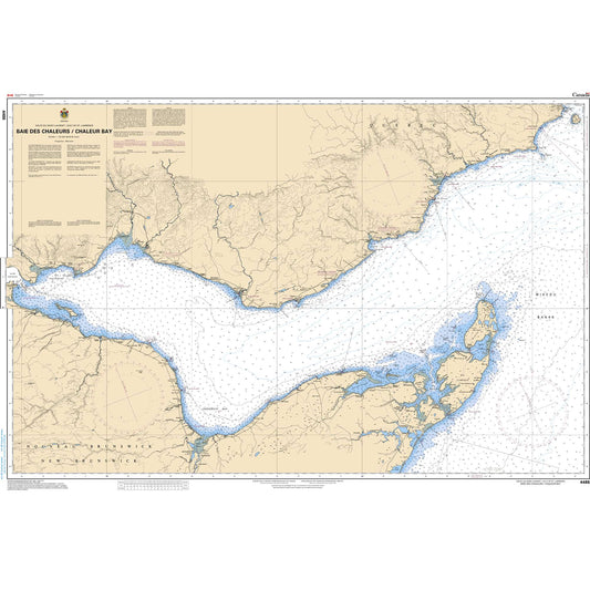 Paradise Clay CAN4486 CHS Chart Baie des Chaleurs/Chaleur Bay